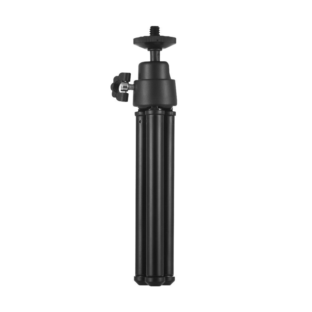 2-Section Extendable Desktop Mini Tripod Stand Holder - Black