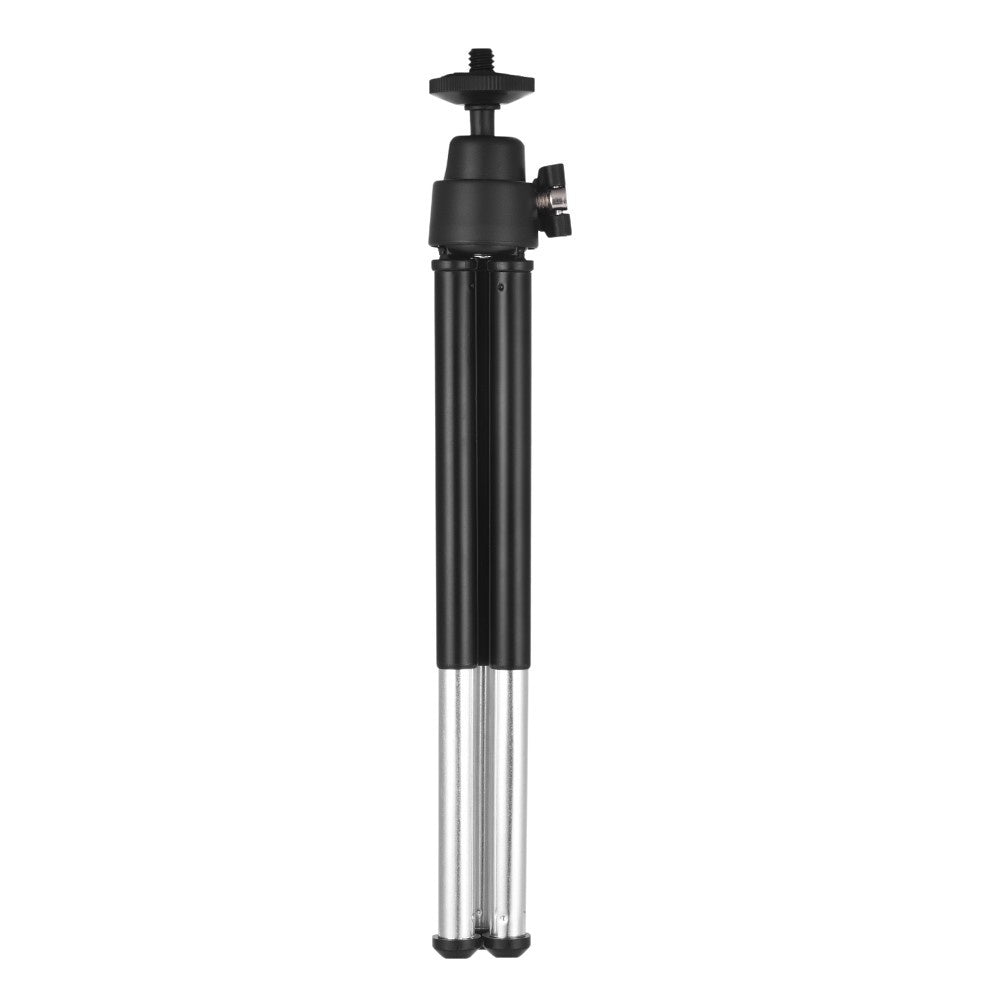 2-Section Extendable Desktop Mini Tripod Stand Holder - Black