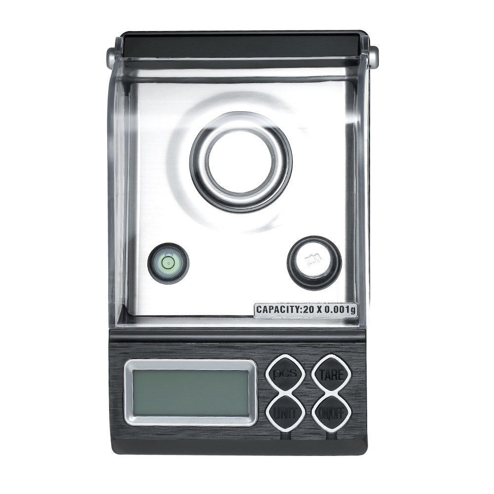 High Precision Digital Milligram Scale Electronic Balance Powder Scale Gold Jewelry Carat Scale - 20g/0.001g