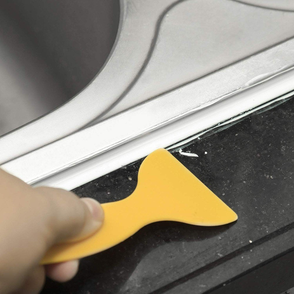 12 Pieces Caulking Tool Kit Silicone Sealant Finishing Tool - Red