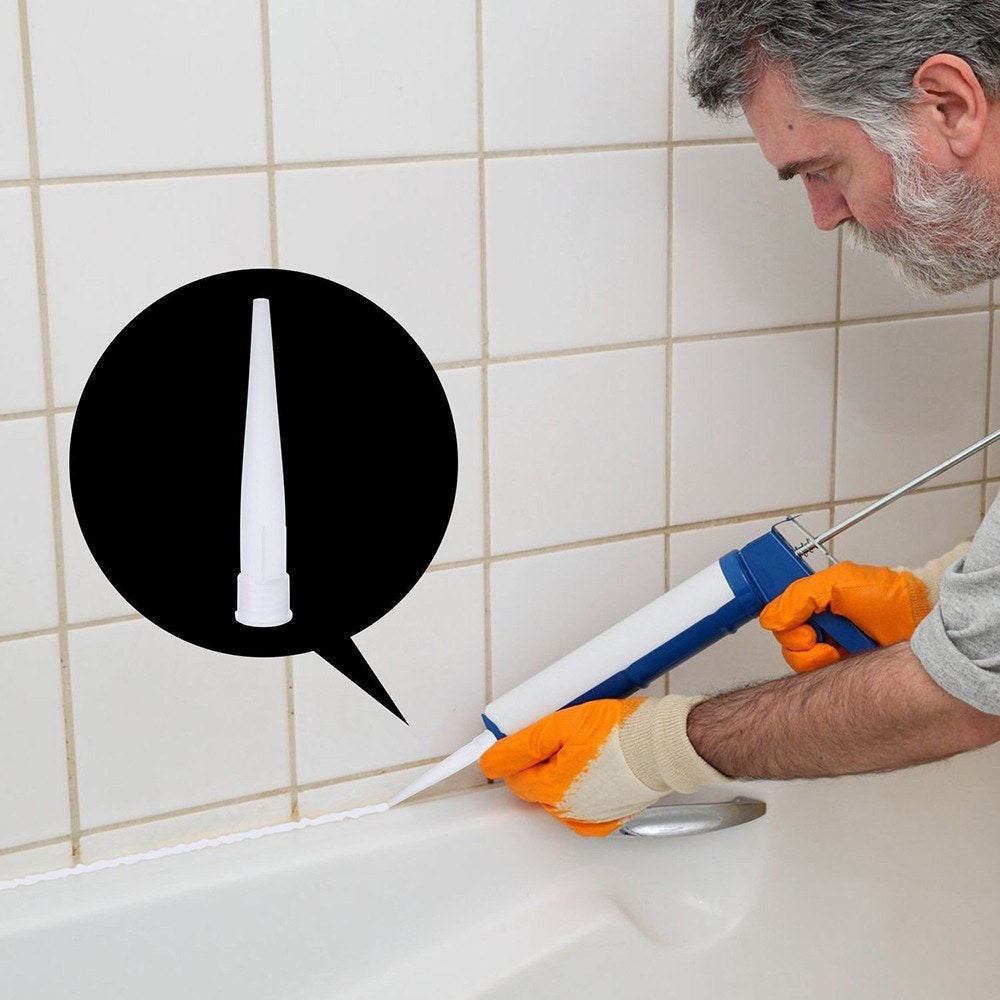 12 Pieces Caulking Tool Kit Silicone Sealant Finishing Tool - Red