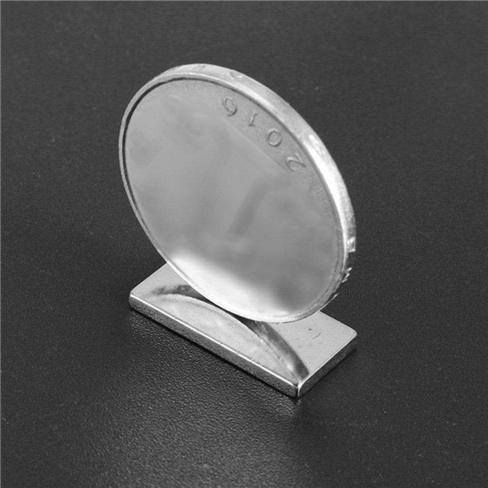 N50 10Pcs Neodymium Block Magnet 20x10x2mm Silver Super Strong Magnets - 10Pcs