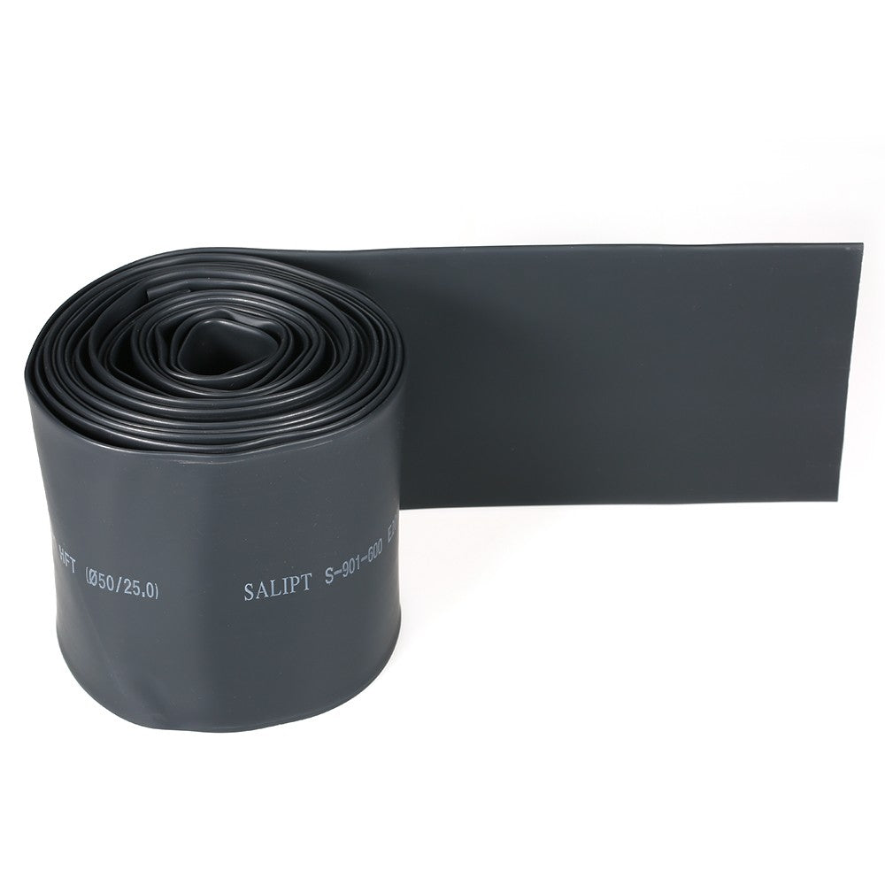 Heat Shrink Tubing Ratio 2:1 Electrical Sleeving Cable Wire Heatshrink Tube 2m Length - 50mm Diameter