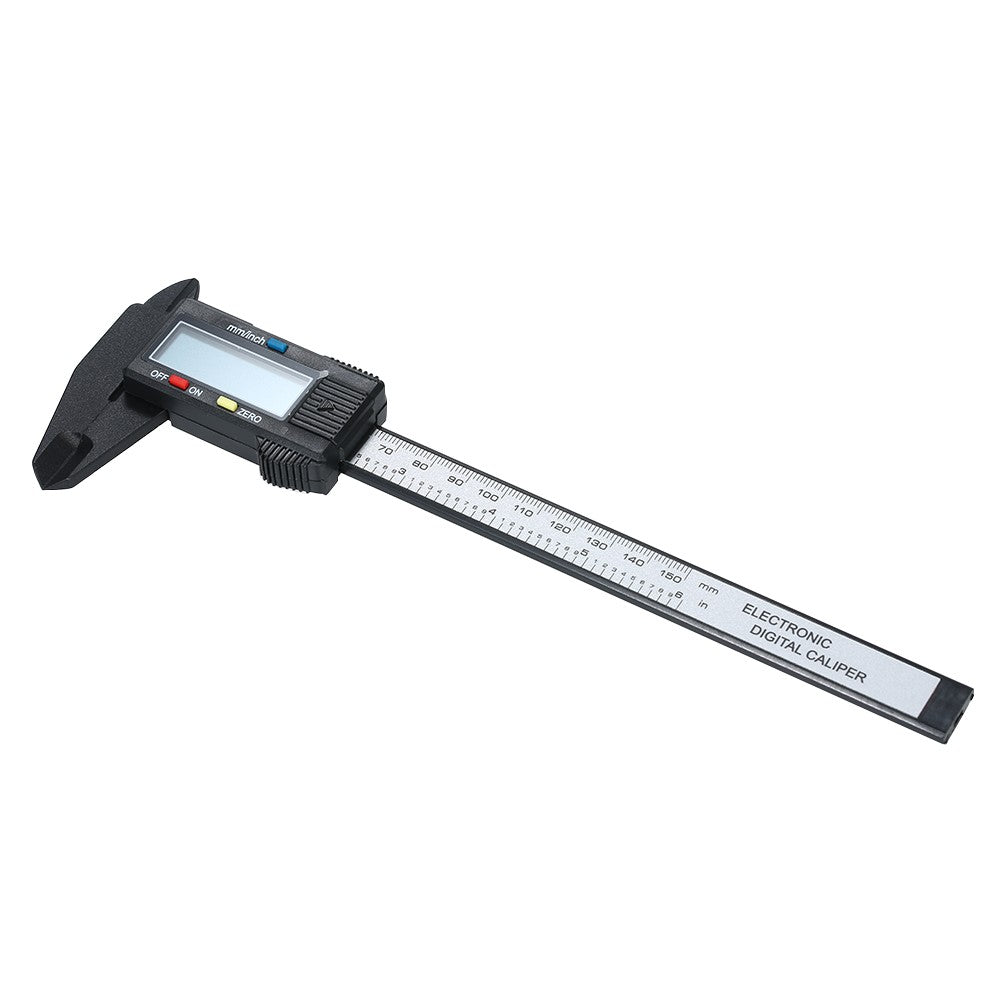 High Precision Digital Caliper 150mm Scales Callipers mm / inch Large LCD Display Vernier Caliper - Black / Silver