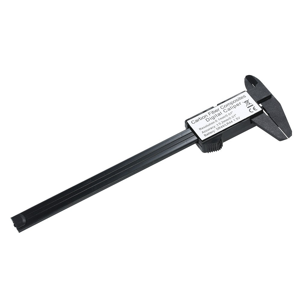 High Precision Digital Caliper 150mm Scales Callipers mm / inch Large LCD Display Vernier Caliper - Black / Silver