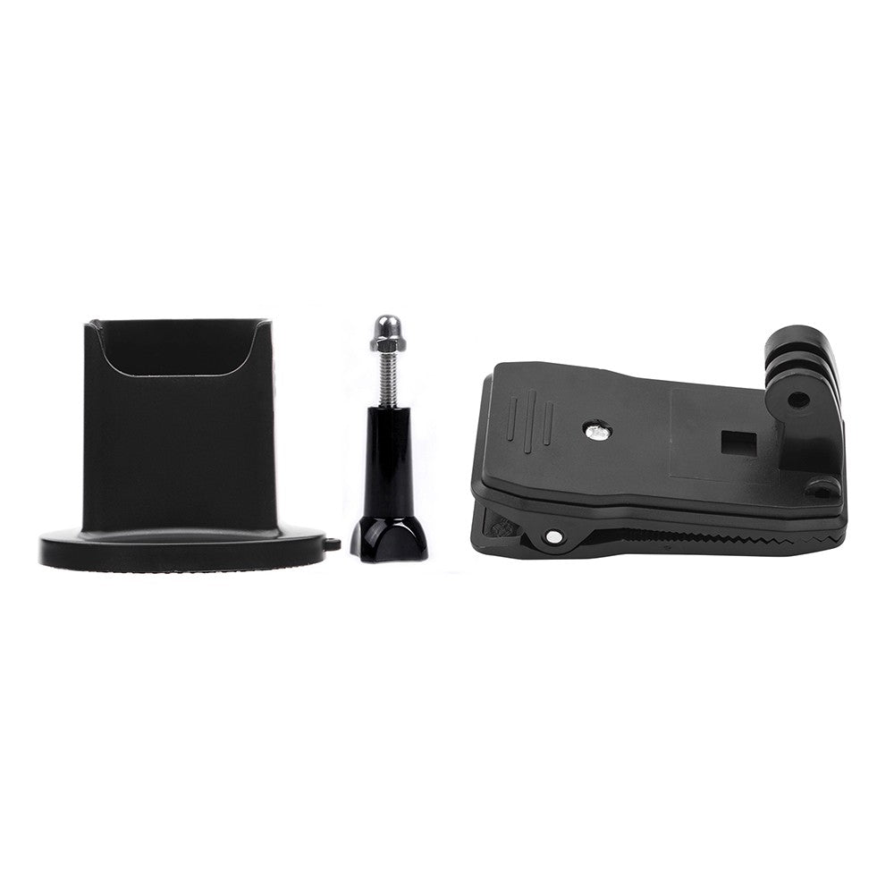 Expansion Base Adapter Holder Bracket Mount &amp; Backpack Bag Clip Clamp Kit