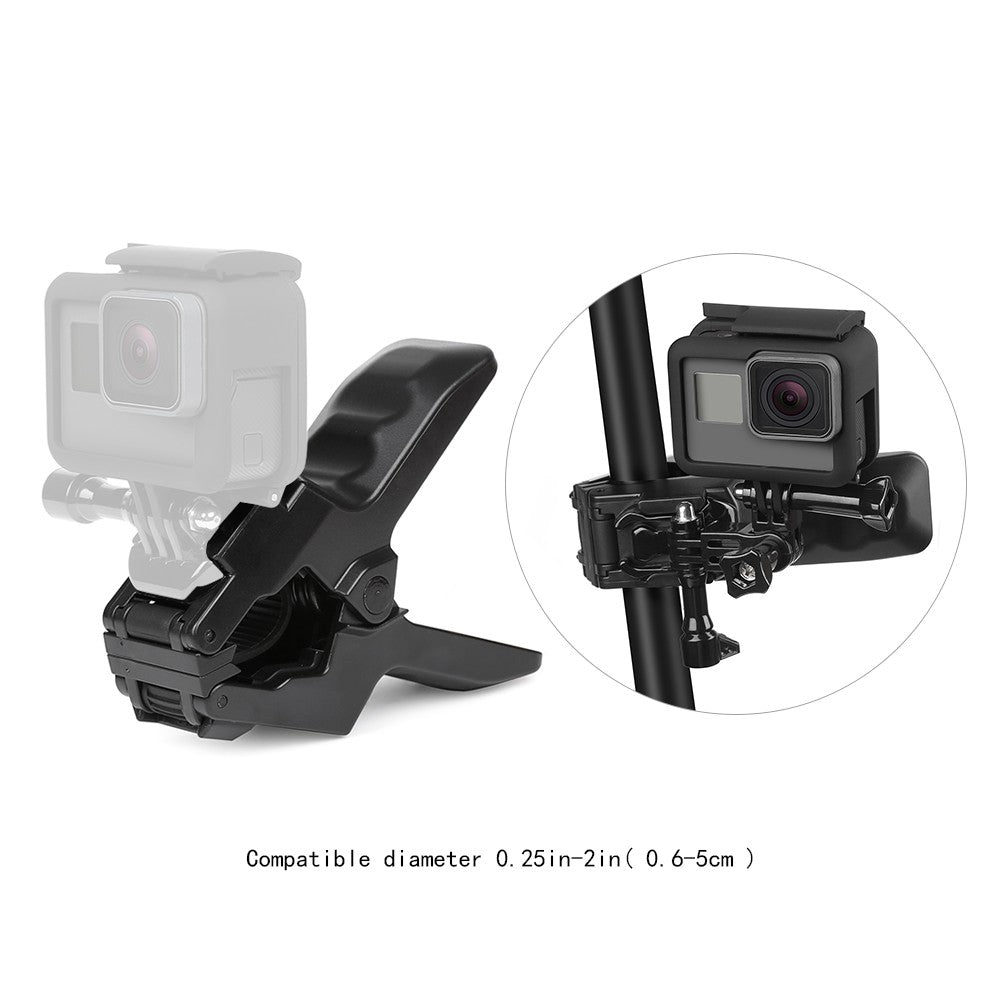 Flexible Action Camera Clamp Mount Adjustable Bracket Holder Stand for GoPro Hero 7/6/5/4 for SJCAM Xiaomi Yi 4K 4K+ Sports Cameras Accessories