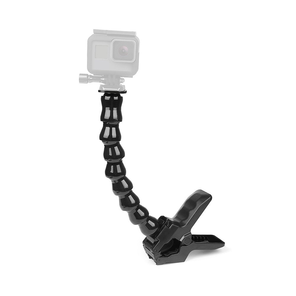 Flexible Action Camera Clamp Mount Adjustable Bracket Holder Stand for GoPro Hero 7/6/5/4 for SJCAM Xiaomi Yi 4K 4K+ Sports Cameras Accessories
