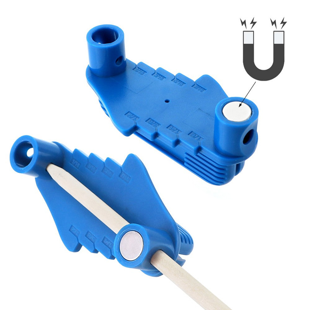 Center Scriber with Magnet Multifunctional Inch Center Offset Line Marking Gauge Scribe Tool - Blue
