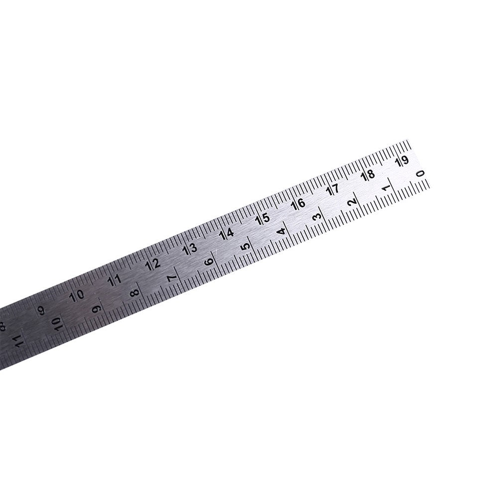 Stainless Steel 180 Degree Protractor Angle Finder Rotary Woodworking Measuring Ruler - One Arm, 195mm/7.68in