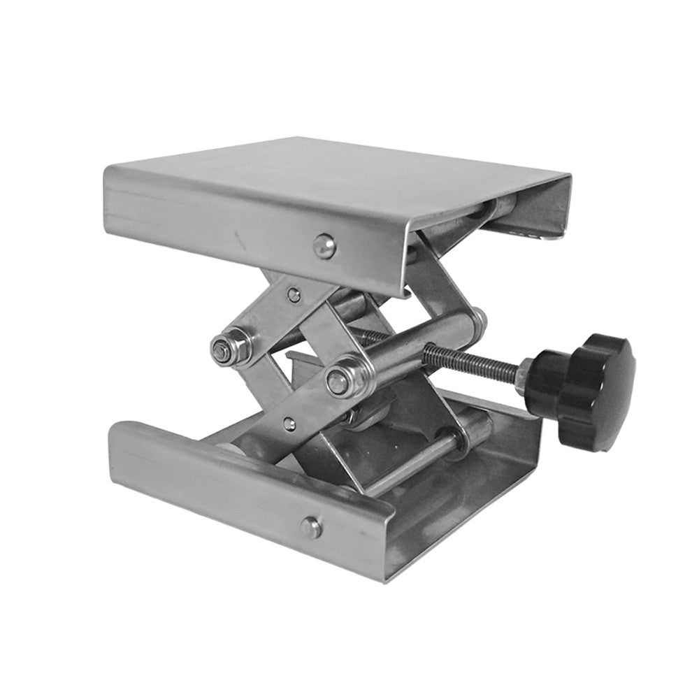 Stainless Steel Mini Stable Lab Stand Manual Lift Riser Lifter Laboratory Lifting Platform