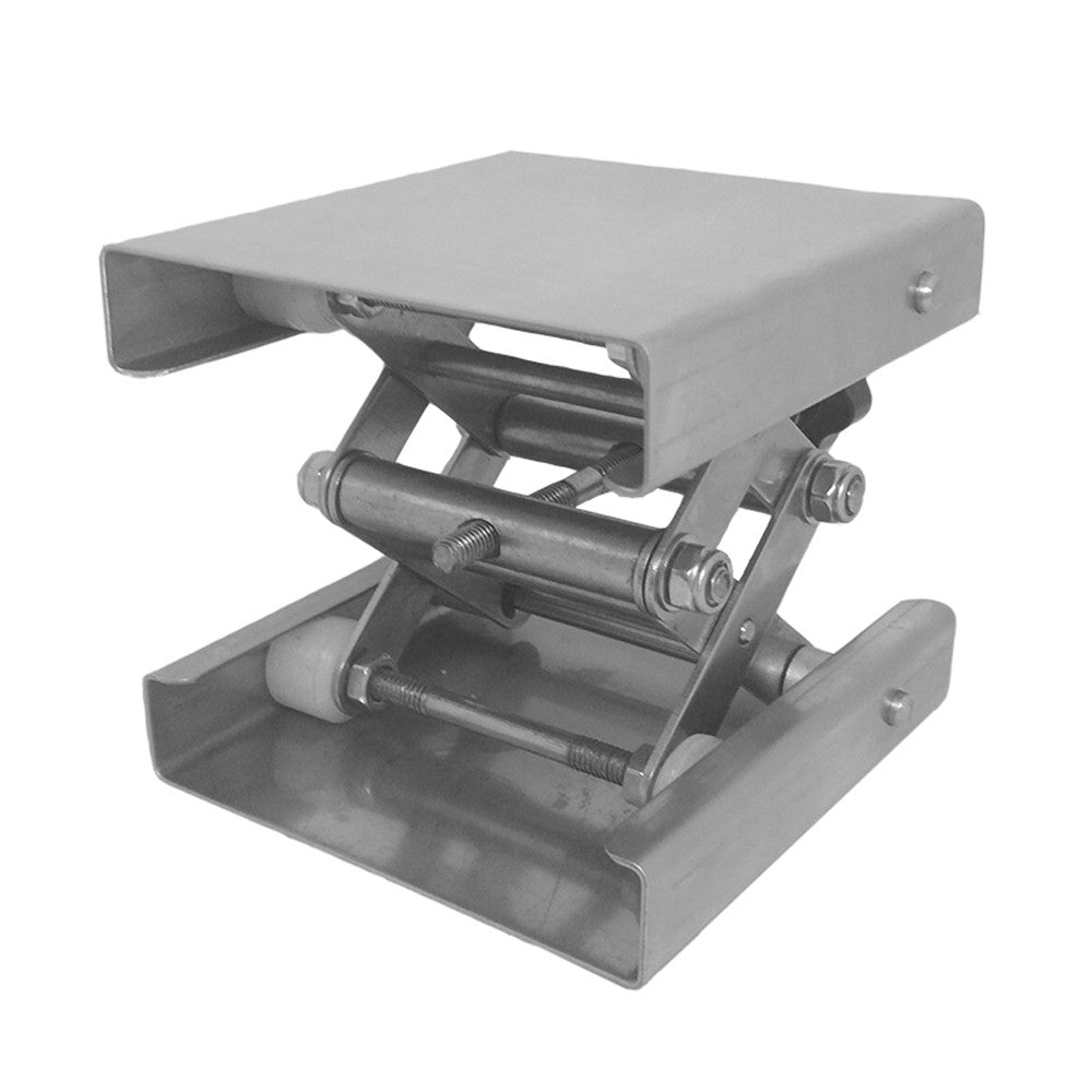 Stainless Steel Mini Stable Lab Stand Manual Lift Riser Lifter Laboratory Lifting Platform