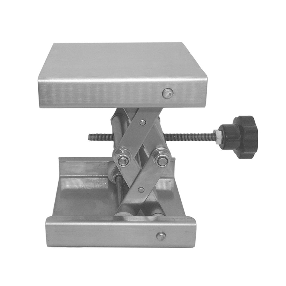 Stainless Steel Mini Stable Lab Stand Manual Lift Riser Lifter Laboratory Lifting Platform