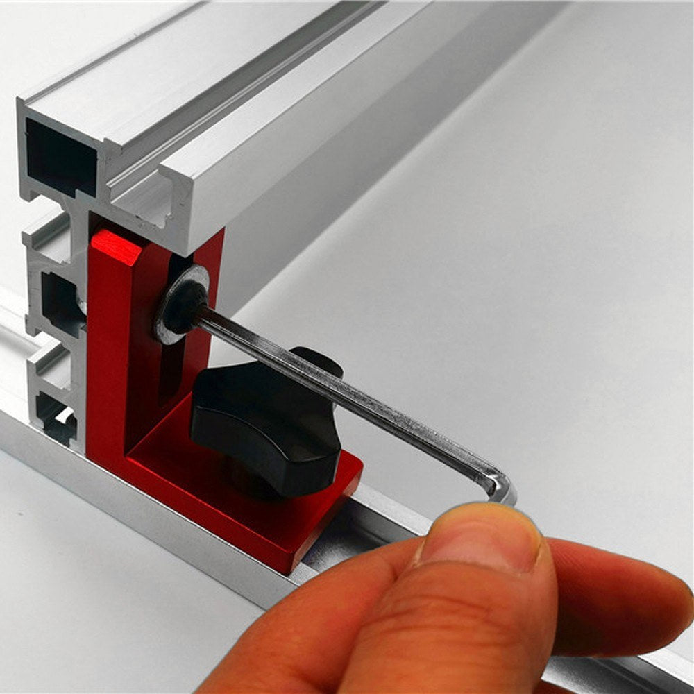 Fixed T-Slot Miter Track Stop Locator Sliding Brackets Woodworking Rail Retainer - 30-Type