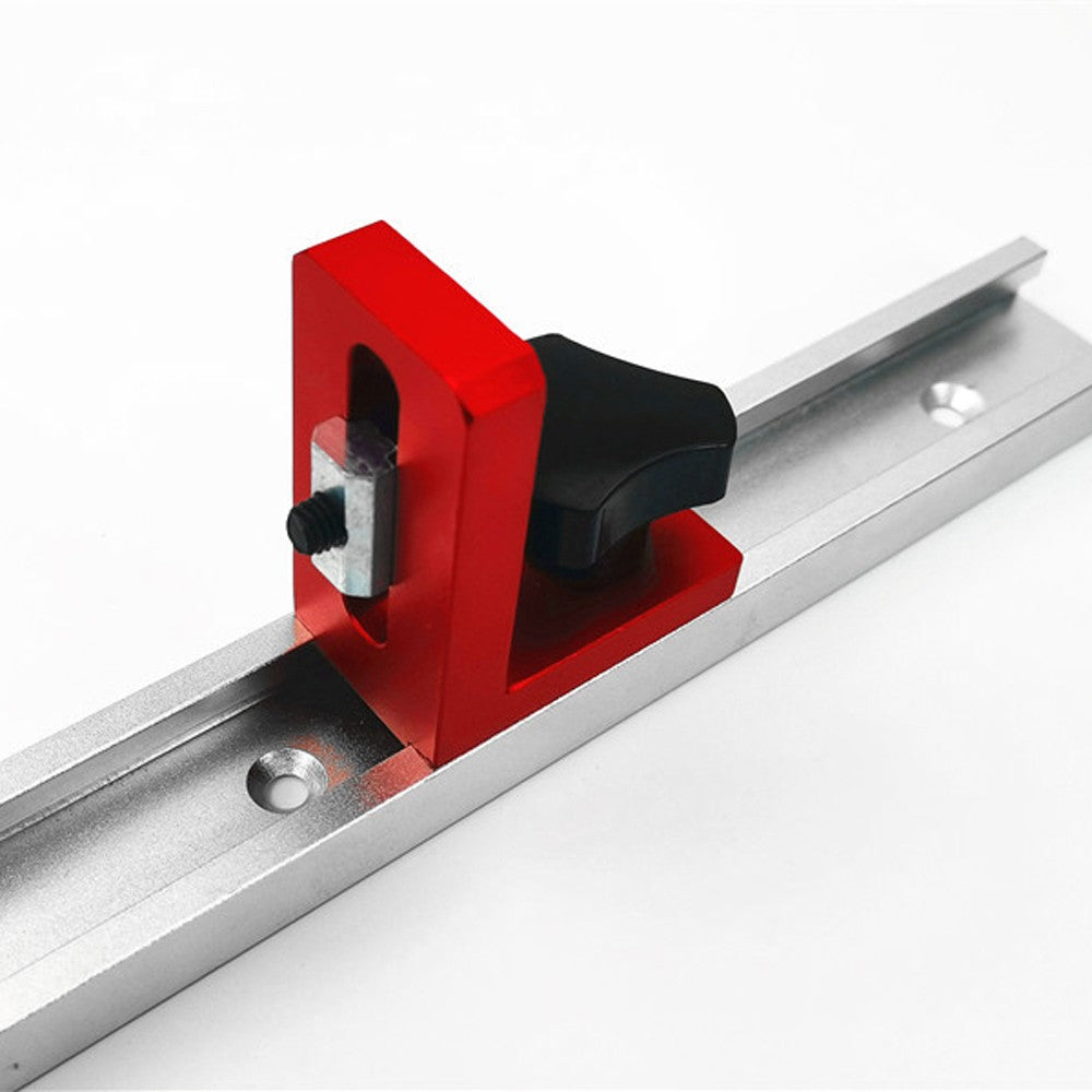 Fixed T-Slot Miter Track Stop Locator Sliding Brackets Woodworking Rail Retainer - 30-Type