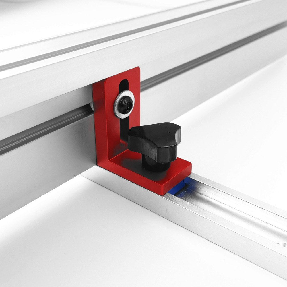 Fixed T-Slot Miter Track Stop Locator Sliding Brackets Woodworking Rail Retainer - 30-Type