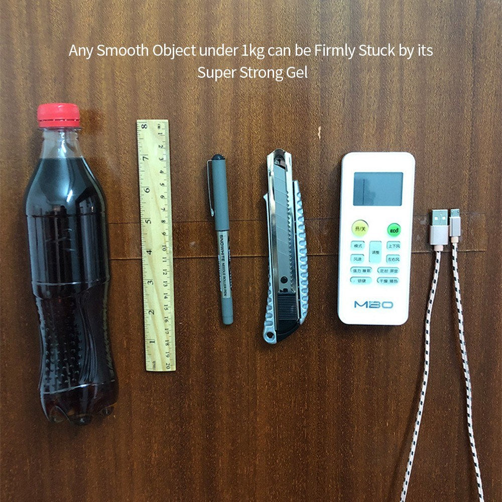 Double-sided Tape Adhesive Tape Washable Adhesive Tape Nano Tape Reusable Adhesive Silicone Tape - Length: 1m