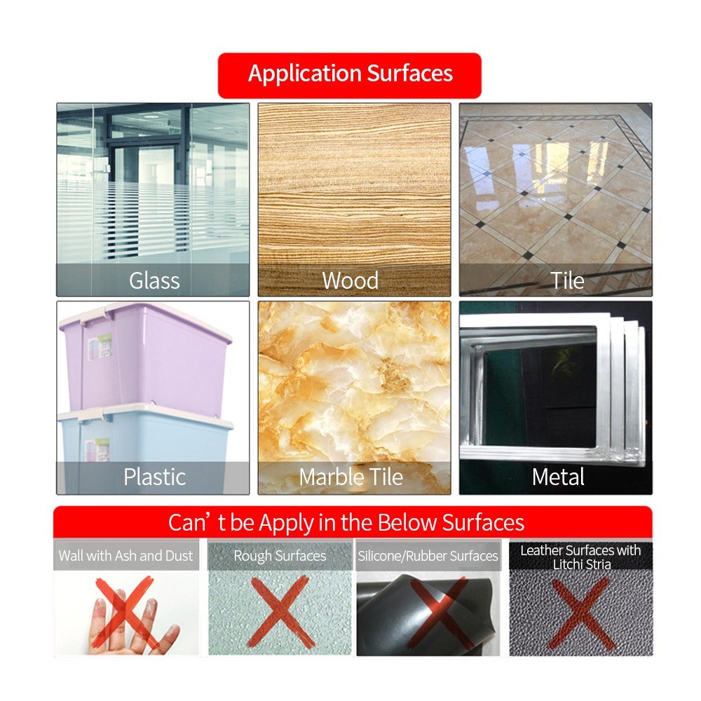 Double-sided Tape Adhesive Tape Washable Adhesive Tape Nano Tape Reusable Adhesive Silicone Tape - Length: 5m