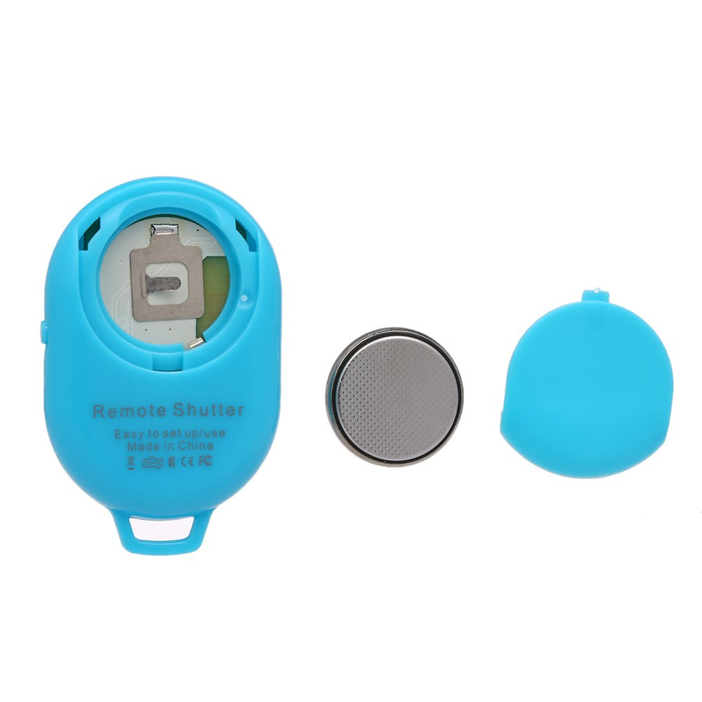 Bluetooth Remote Shutter Bluetooth 3.0 Self Timer for Android 4.2.2 &amp; iOS 6.0 and Newer Controller - Blue