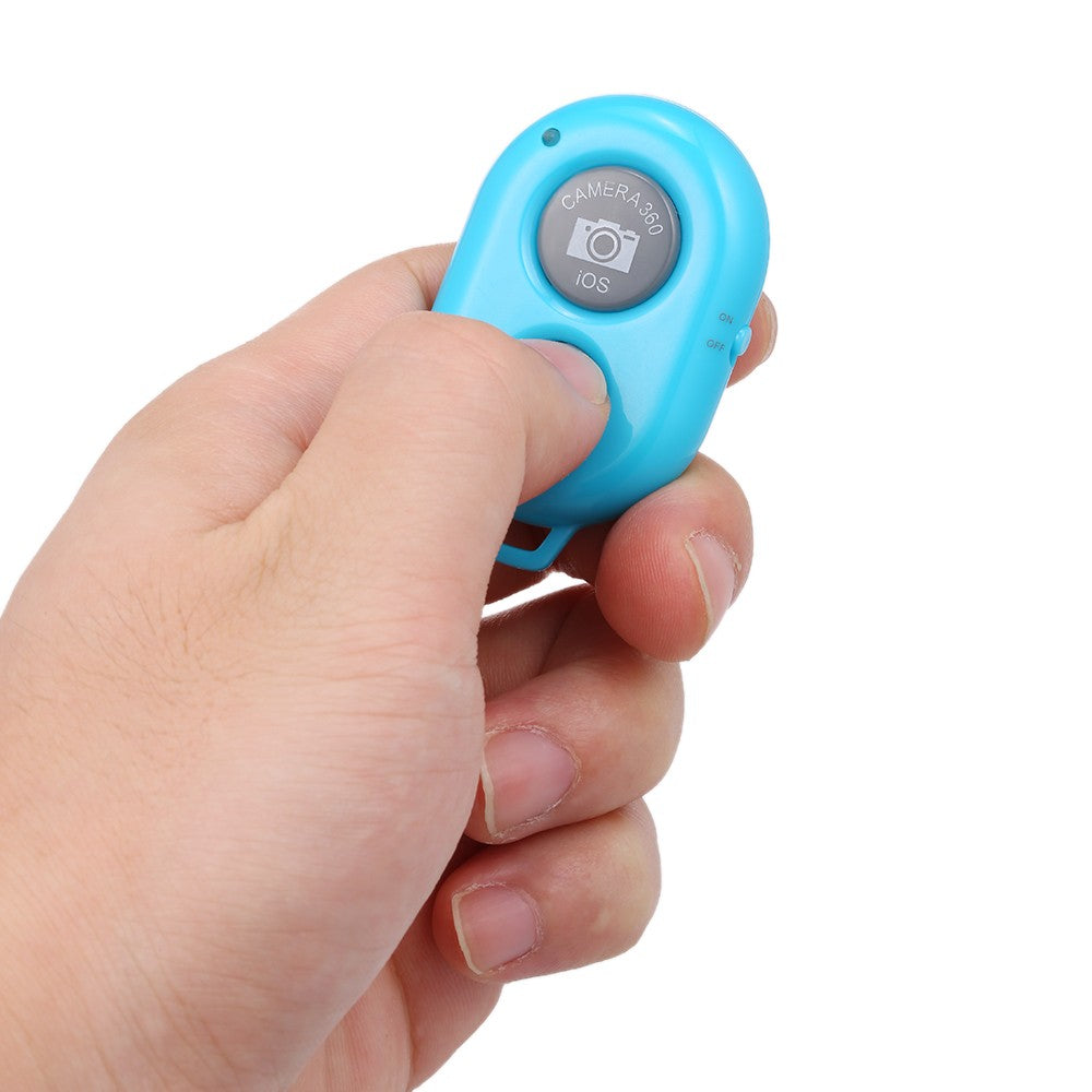 Bluetooth Remote Shutter Bluetooth 3.0 Self Timer for Android 4.2.2 &amp; iOS 6.0 and Newer Controller - Blue