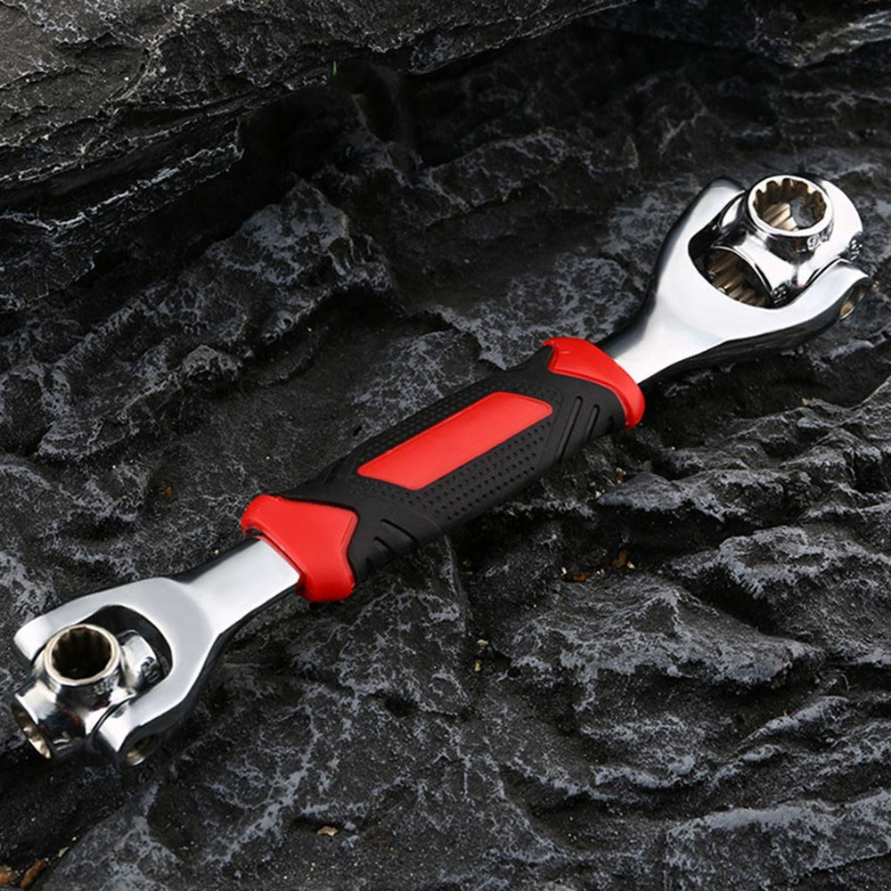 48-in-1 Socket Wrench Multifunction Universal 360 Degree Socket Spanner Wrench Rotating Tool Torx Square Damaged Bolts and Any Size Standard or Metric Home and Auto Repair Tools