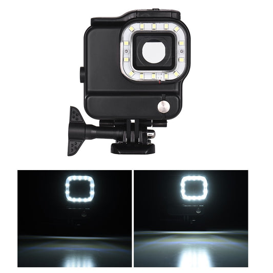 2-in-1 Camera Waterproof Housing + 14-LED Diving Fill-in Light Underwater 30m for GoPro Hero 6 5 Sports Cameras