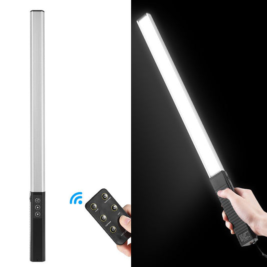 Handhled LED Video Light Wand Dimmable Bi-color Photo LED Stick with Remote Control + Carry Bag