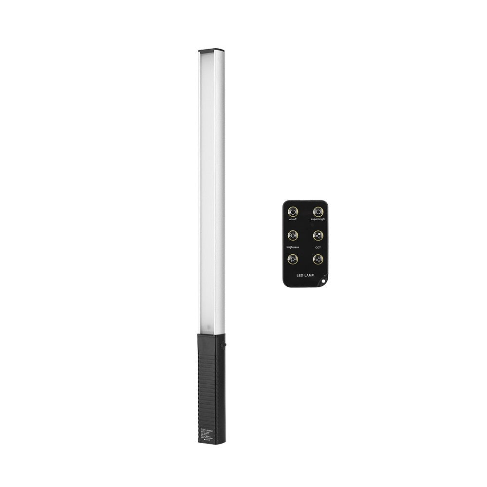 Handhled LED Video Light Wand Dimmable Bi-color Photo LED Stick with Remote Control + Carry Bag
