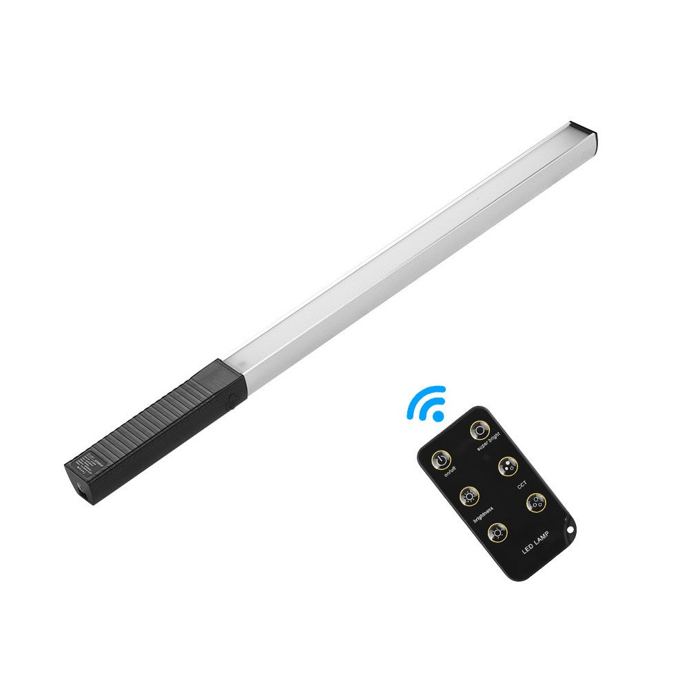 Handhled LED Video Light Wand Dimmable Bi-color Photo LED Stick with Remote Control + Carry Bag