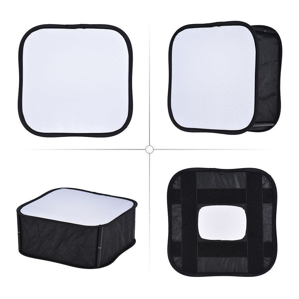 SB300 Foldable Studio Softbox Diffuser for YONGNUO YN300 YN300II YN300III YN300 Air LED Video Light &amp; Similar Size