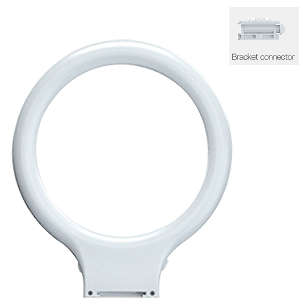 DC 5V 16.7W Fill Light Selfie Camera Lamp USB Powered Adjustable Brightness Dimmable - White/with Bracket