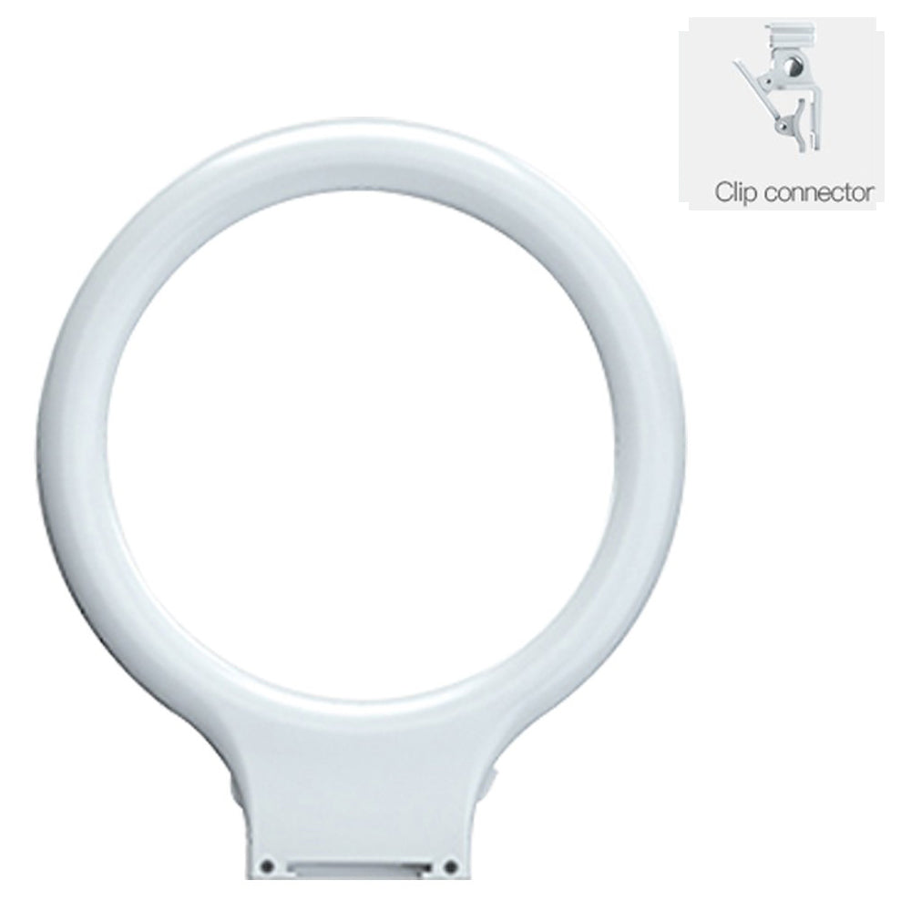 DC 5V 16.7W Fill Light Selfie Camera Lamp USB Powered Adjustable Brightness Dimmable - White/with Clip