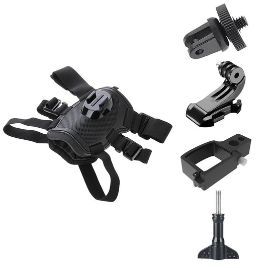 Dog Harness Chest Strap Mount + J Hook Bucket Mount &amp; Adapter &amp; Long Screw + Camera Holder Kit for DJI OSMO Pocket 3-axis Stabilizer Gimbal Camera
