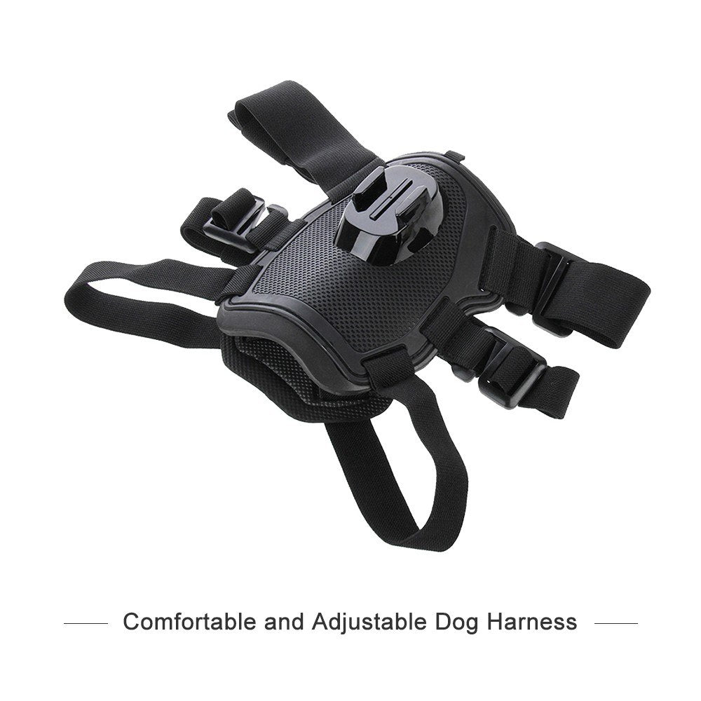 Dog Harness Chest Strap Mount + J Hook Bucket Mount &amp; Adapter &amp; Long Screw + Camera Holder Kit for DJI OSMO Pocket 3-axis Stabilizer Gimbal Camera