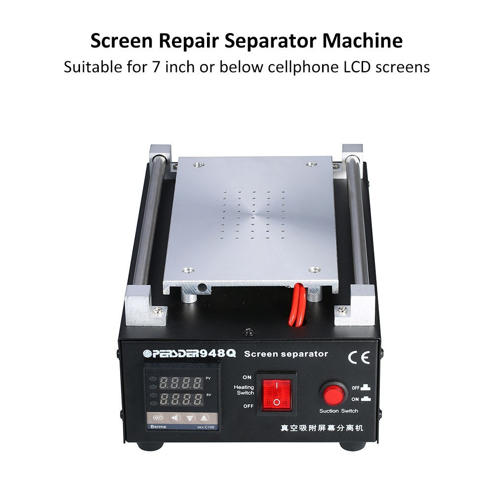 PE-948Q 7 inch 220V/110V 550W LCD Screen Repair Separator for Cellphone - EU Plug