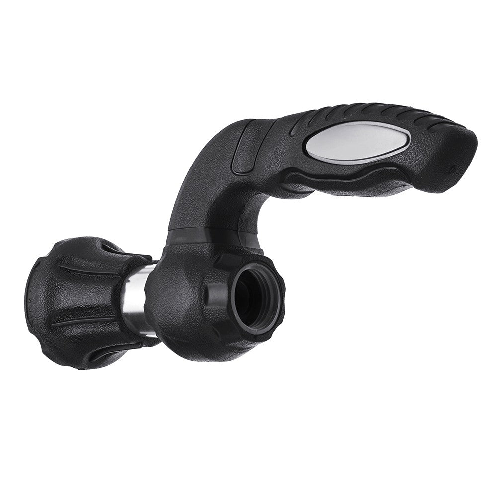 High-Pressure Water Power Spray Machine Nozzle Garden Hose Pipe Lawn Washing - Black