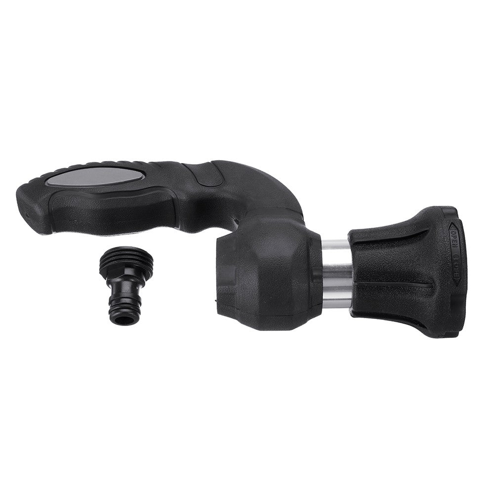 High-Pressure Water Power Spray Machine Nozzle Garden Hose Pipe Lawn Washing - Black