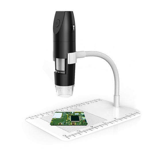 2.0MP Multifunctional Wireless Microscope WIFI Portable High-definition Microscopes - Black