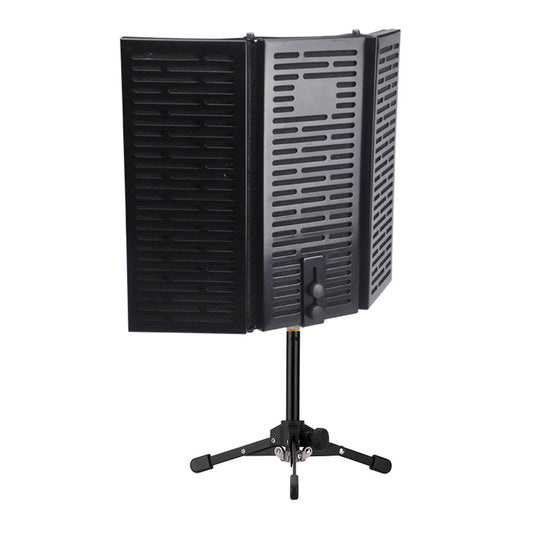 Recording Microphone Wind Screen Board Sound-absorbing Cover Microphone Sound Insulation Screen Sound-proof Plate - With Desktop Tripod