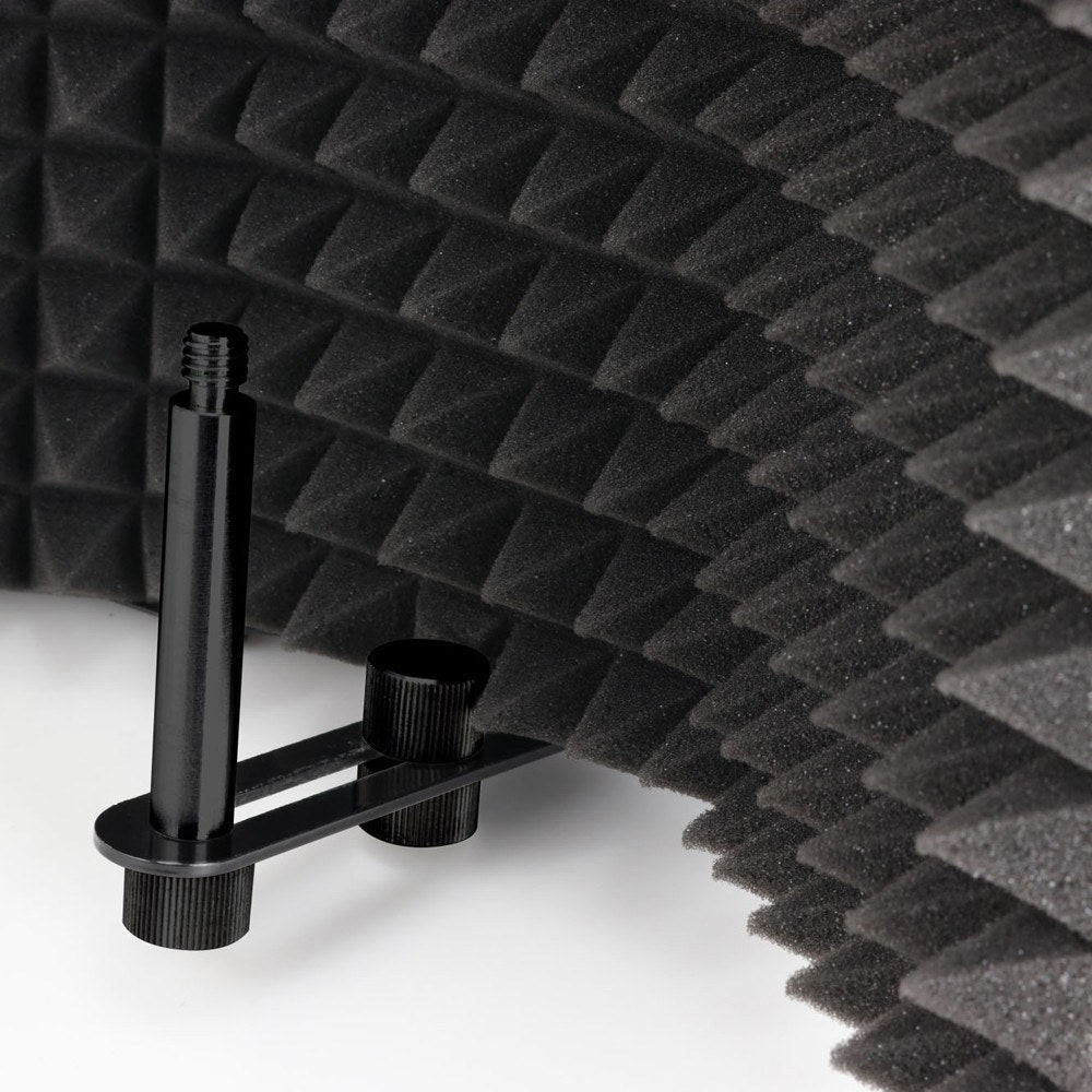 Recording Microphone Wind Screen Board Sound-absorbing Cover Microphone Sound Insulation Screen Sound-proof Plate - With Desktop Tripod