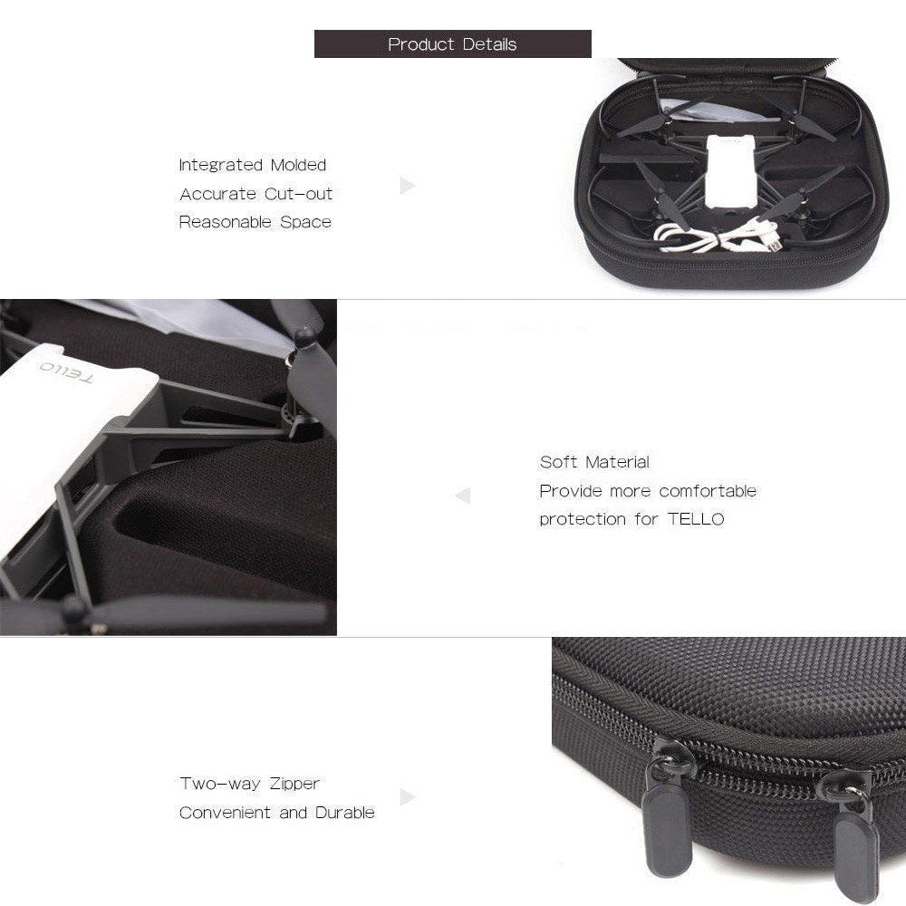 Portable Storage Bag Hard Waterproof Carrying Case for DJI Tello RC Drone Accessories