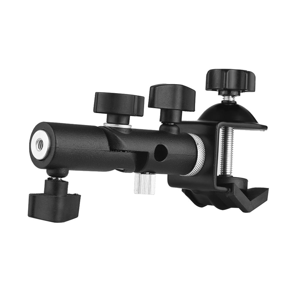 Multi-functional C-Clamp Clip Mount and Light Stand Bracket - 1PC
