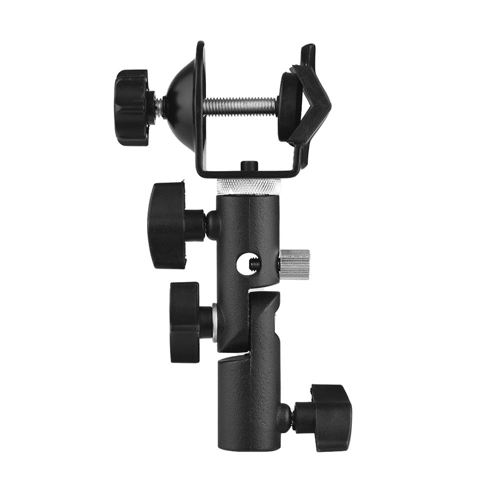 Multi-functional C-Clamp Clip Mount and Light Stand Bracket - 1PC
