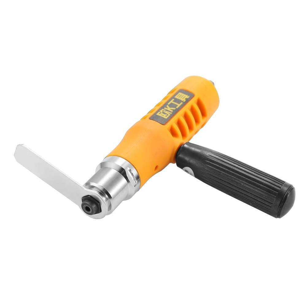 Electric Rivet Nut Machine Riveting Tool Cordless Riveting Drill Adapter Riveter Insert Nut Tools Suitable for 2.4-4.8mm Rivets Interface - Orange