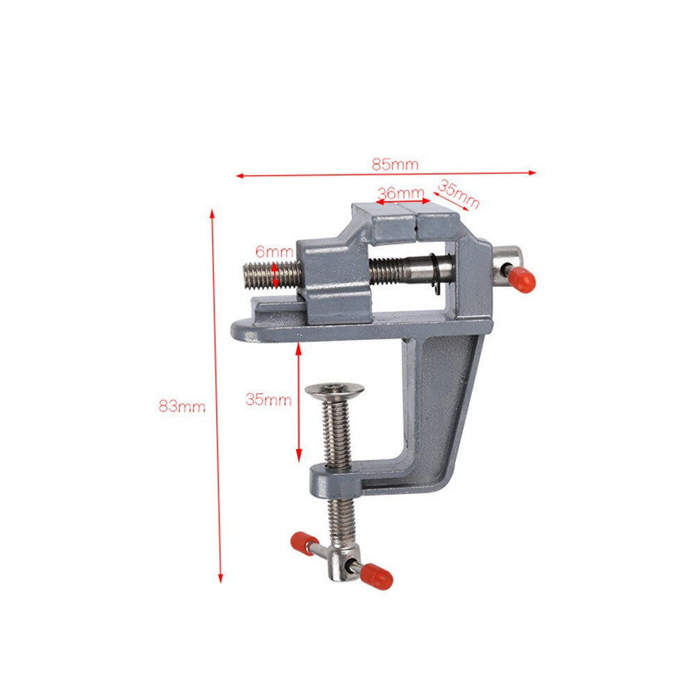 Aluminum Miniature Small Hobby Clamp On Table Multi-functional Mini Tool