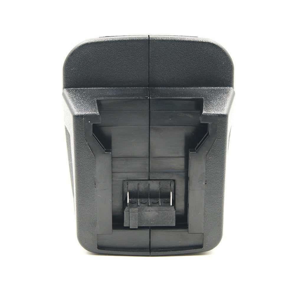 Adapter Converter for Milwaukee M18 18V Li-ion Cell to Milwaukee V18 18V Cell Lithium Cordless USB Charge Tool - Black/Red