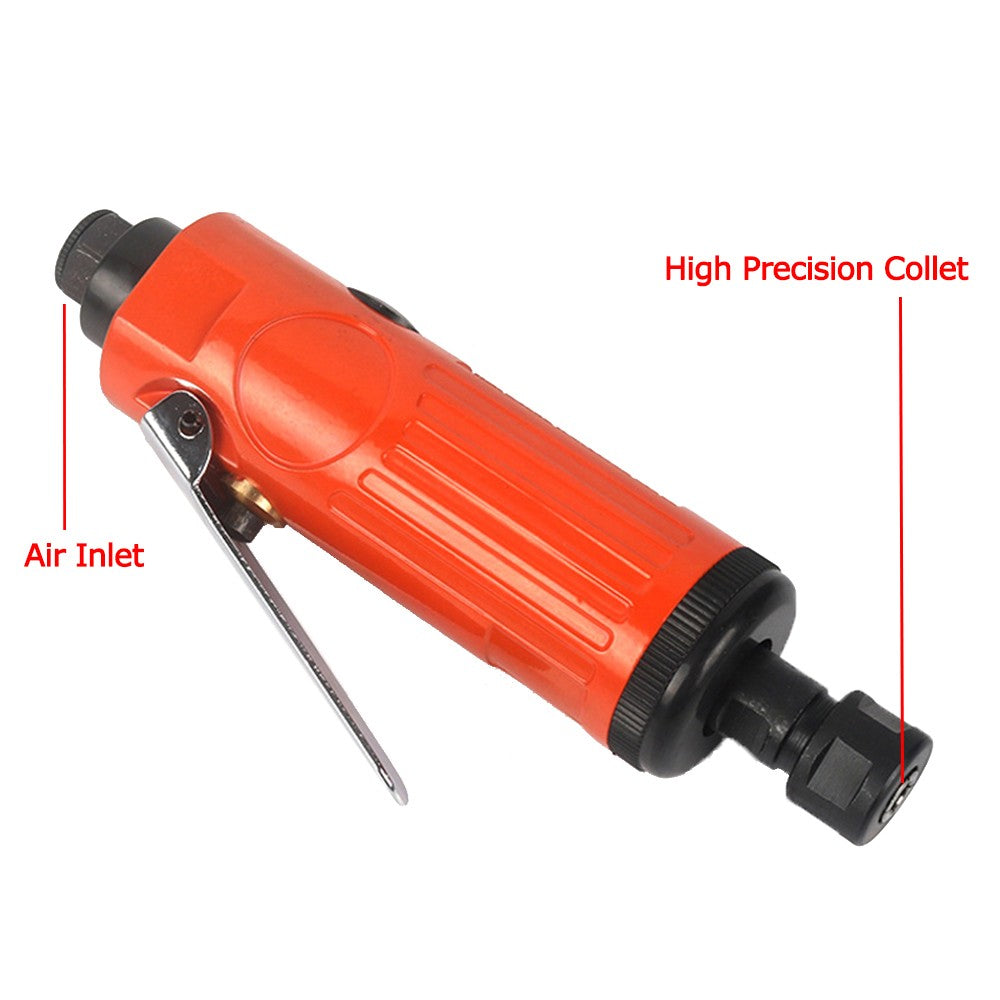 Air Compressor Die Grinder 23000rpm Grinding Polish Stone Kit Air Grinder Mill Engraving Tools Kits - Red