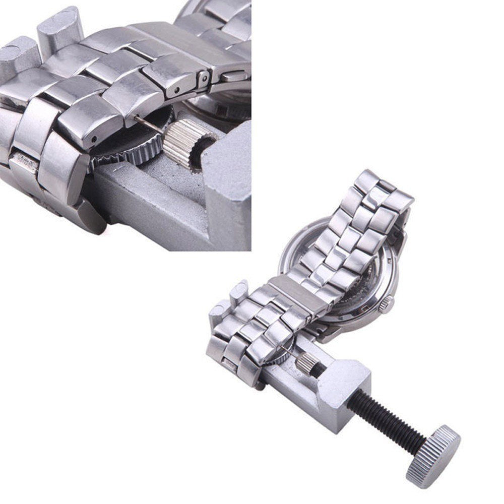 Men/Women Watch Band Strap Link Remover Metal Watch Repair Tool - Silver