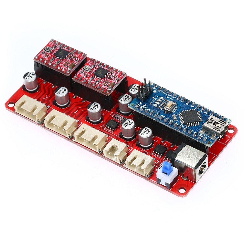 12V DIY Woodworking Laser Engraver Durable Control Board Driver Controller Board for CNC Engraving Machine