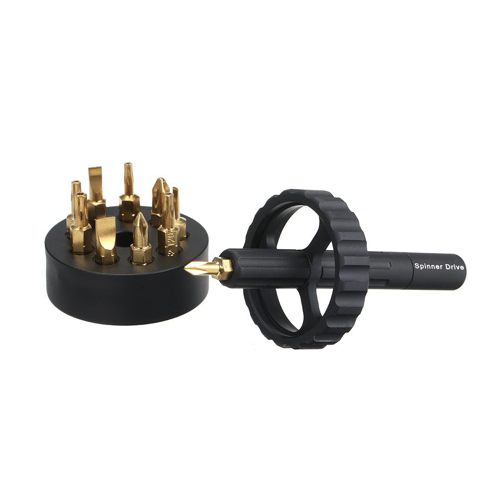 Multi-function Screwdriver Mini Smart Precision Screwdriver Repair Tool Spinner Drive - Black